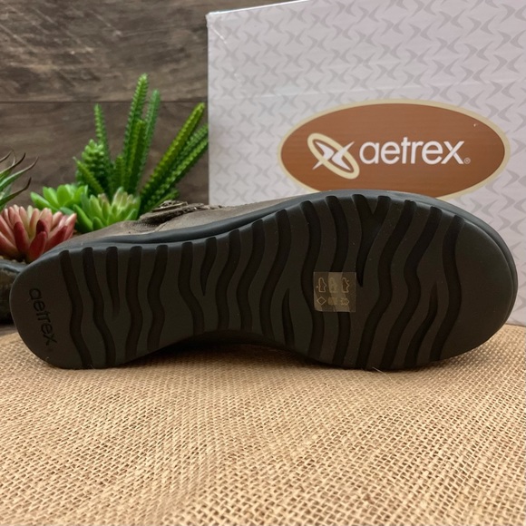 NIB Aetrex Ada Comfort Leather Mary Jane Shoes 38 - Picture 8 of 12